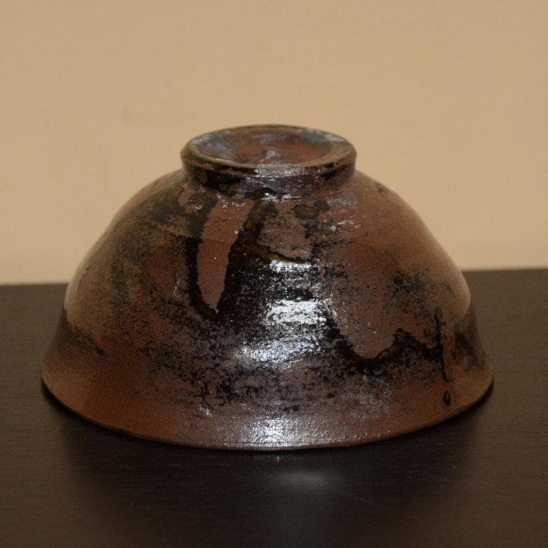 茶道具　高麗　鉄釉茶碗　韓国　東南陶窯研究所　古堂趙斗彦　中品　送料込み