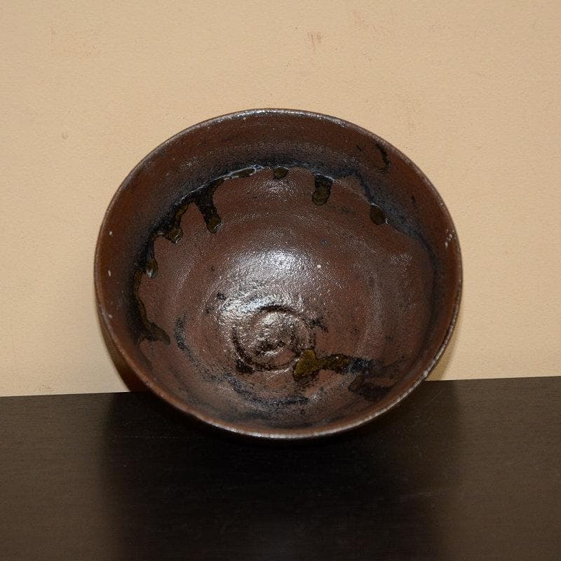 茶道具　高麗　鉄釉茶碗　韓国　東南陶窯研究所　古堂趙斗彦　中品　送料込み