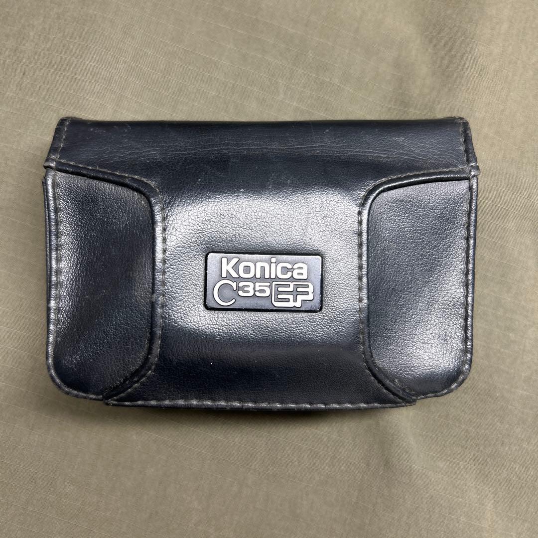【超美品完動品】 konica c35 ef フィルムカメラ　電池付き