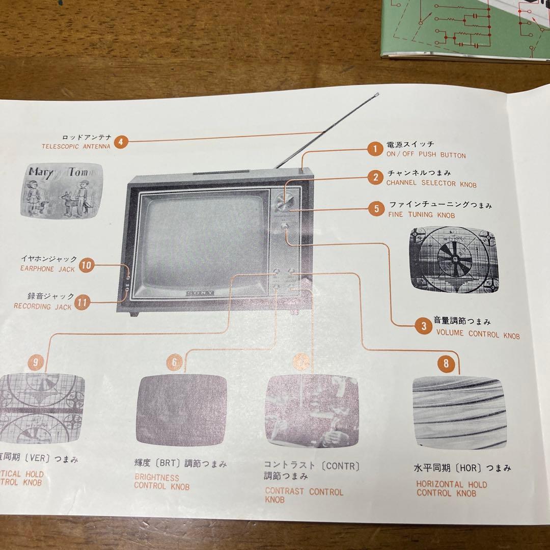 1960年代　ナショナル　SONY 取扱説明書　チラシ　まとめ売り