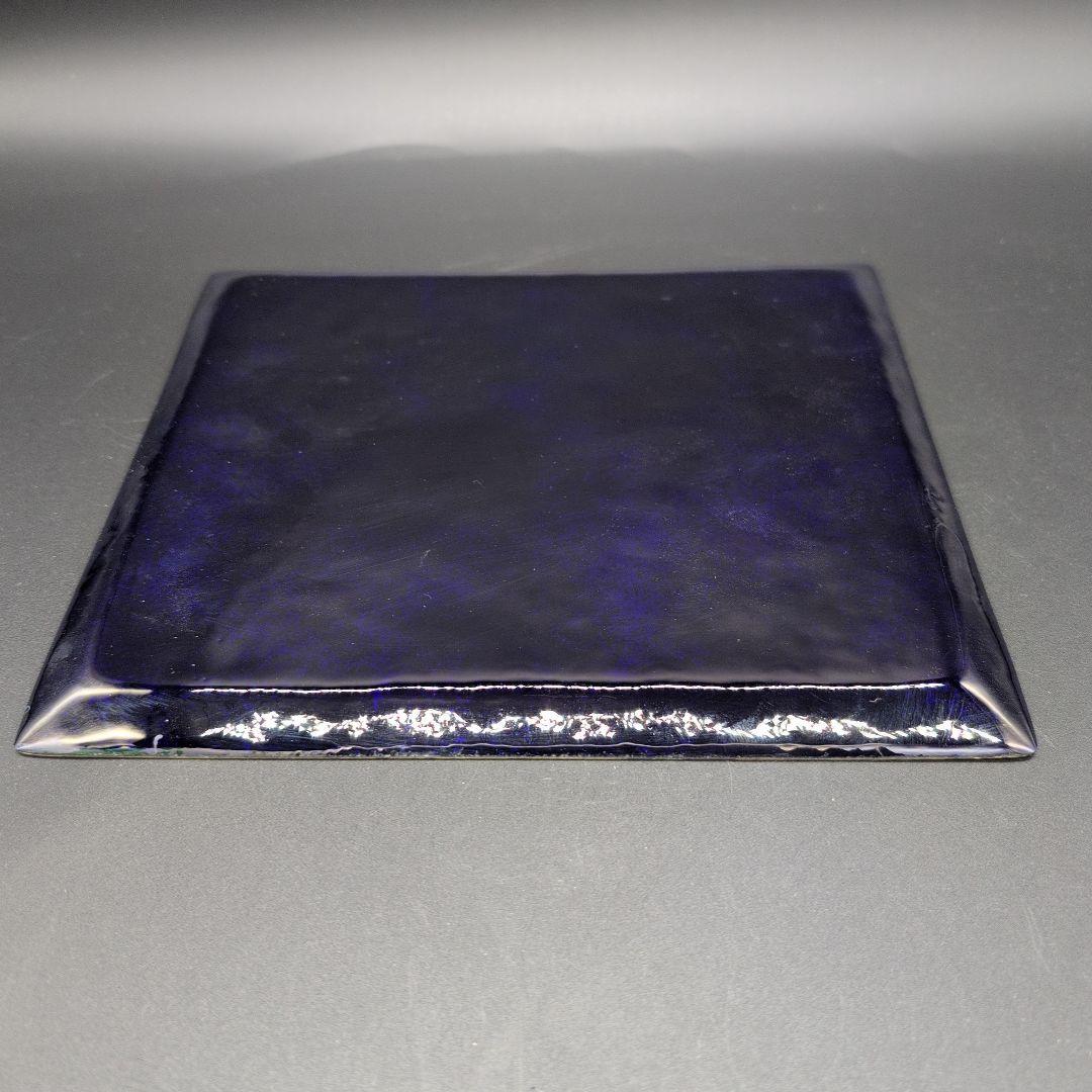 【未使用品】綺麗な 七宝 神杉文 飾皿　エマイユ 七宝 宮内庁 御用達