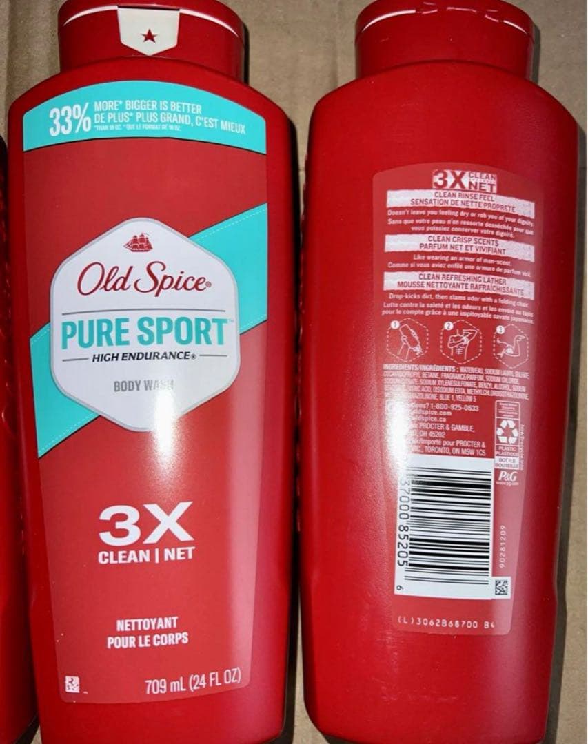 Old SpicePURE SPORT 709ml ボディウォッシュ 3本セット