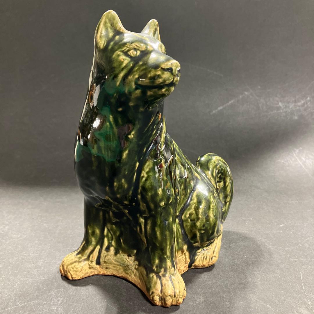 織部焼・工芸作品・ 狛犬？
