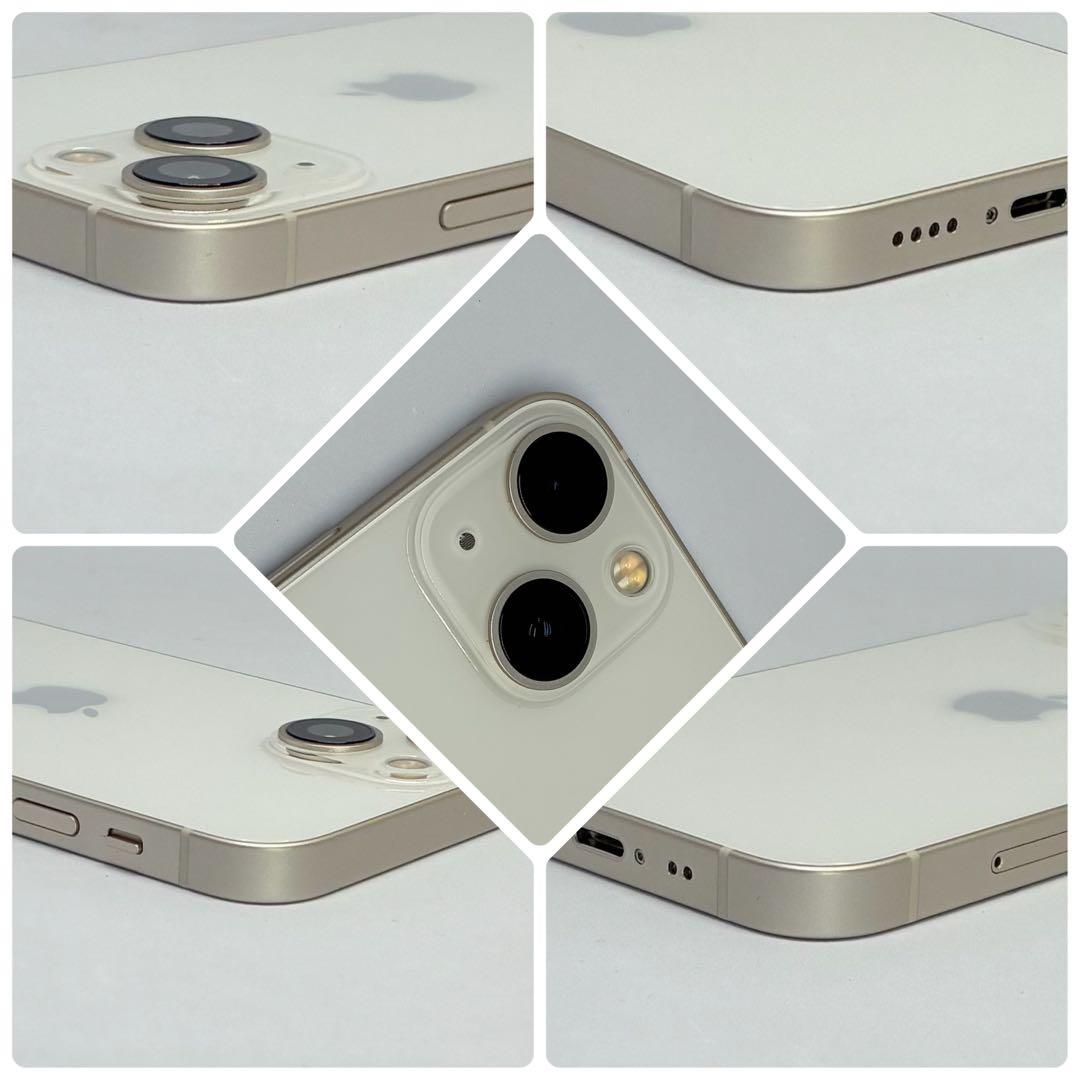 M 10【電池新品】 iPhone 13mini　128GB　スターライト