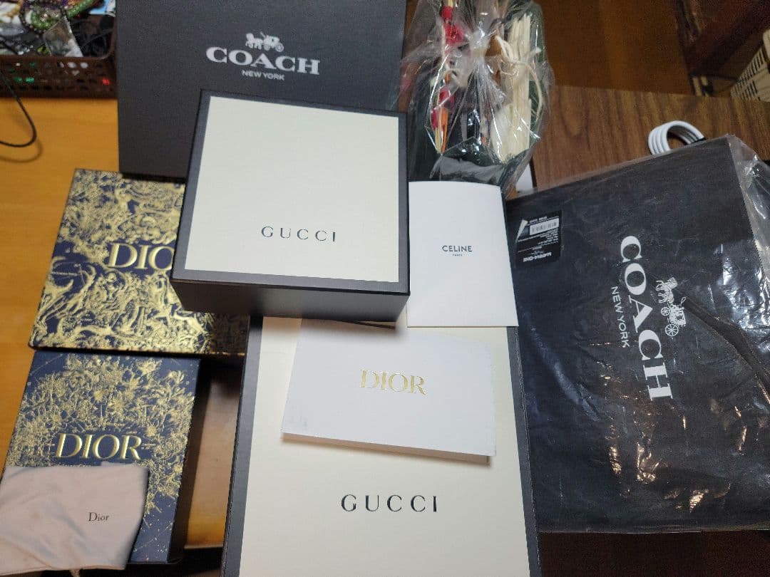 LOUIS VUITTON Dior Gucci など ボックス袋セット