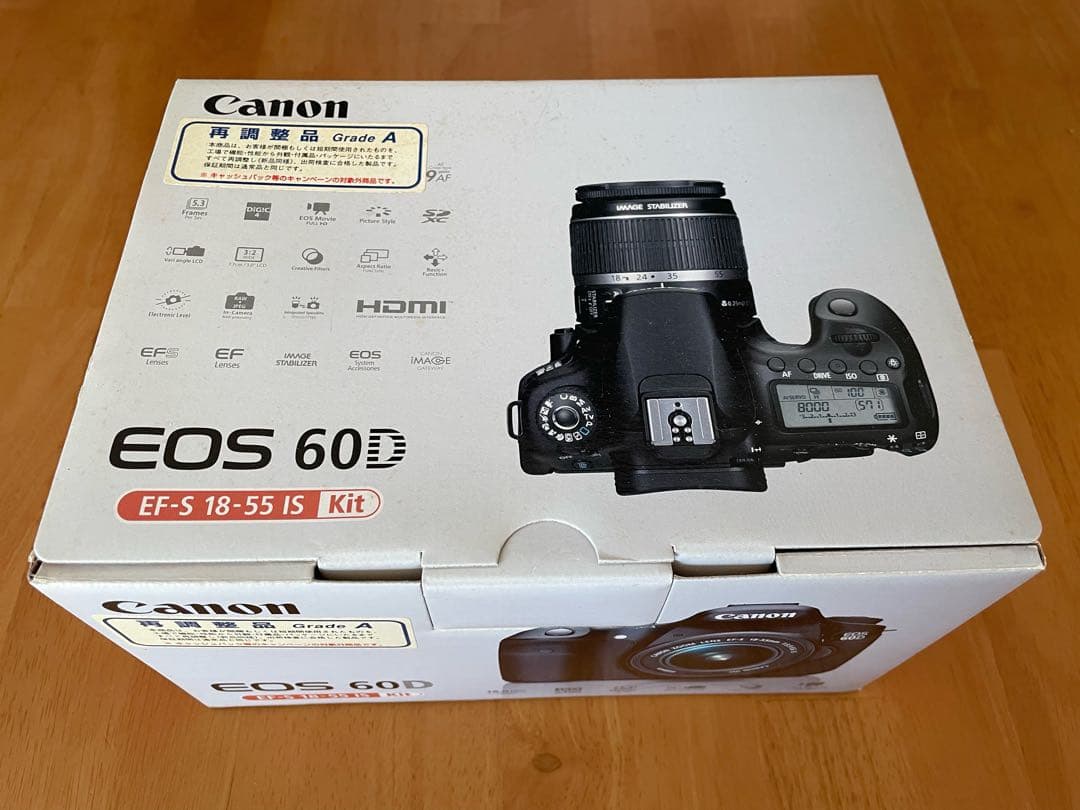 Canon EOS 60D デジタル一眼レフカメラ 本体　レンズ2本付き