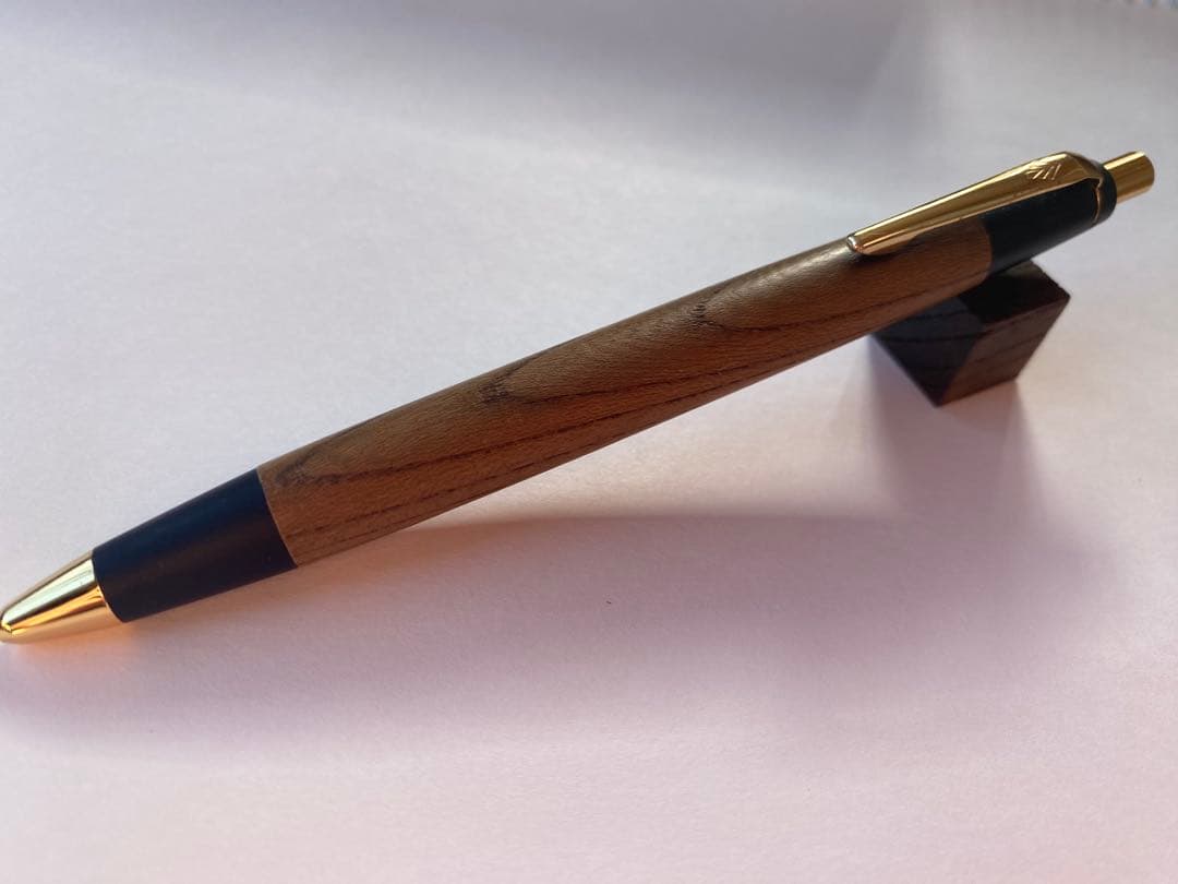 野原工芸　MP/シャーペン　神代けやき 金具ゴールド