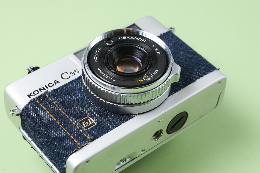 [#718] コニカ KONICA C35 E&L コンパクトフィルムカメラ