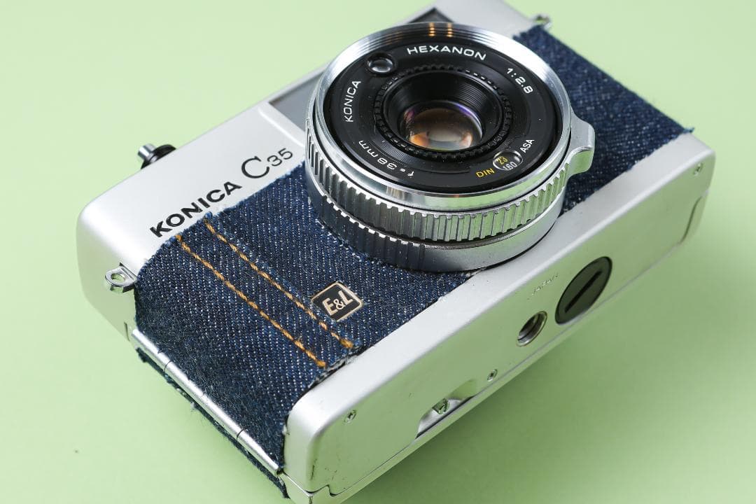 [#718] コニカ KONICA C35 E&L コンパクトフィルムカメラ