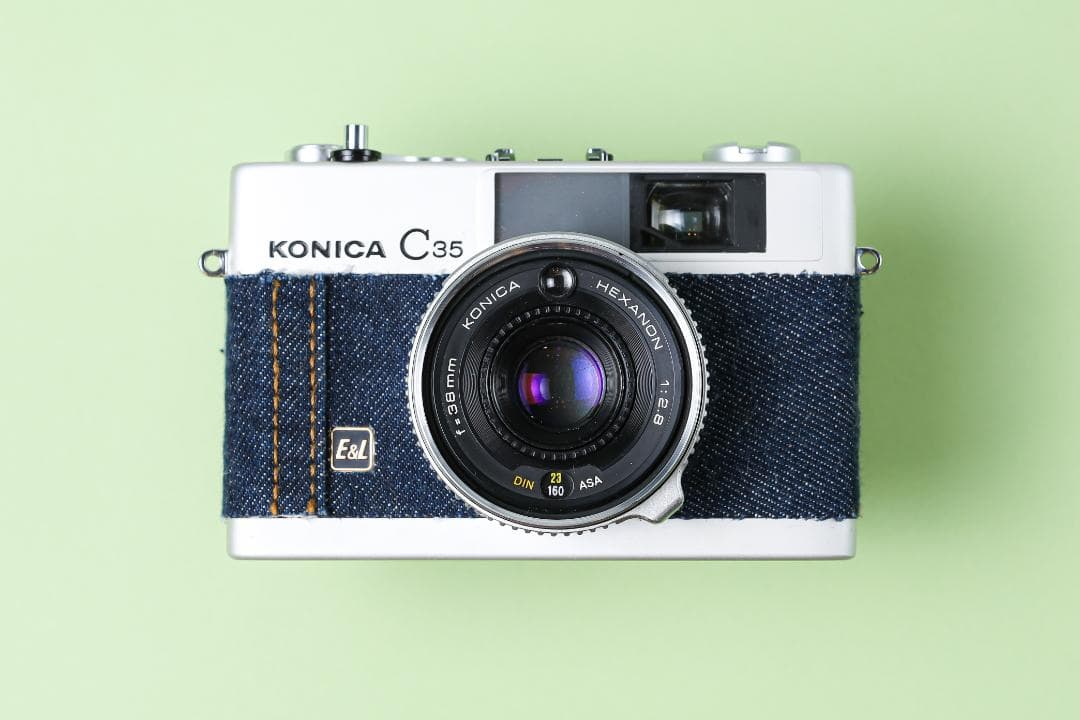 [#718] コニカ KONICA C35 E&L コンパクトフィルムカメラ