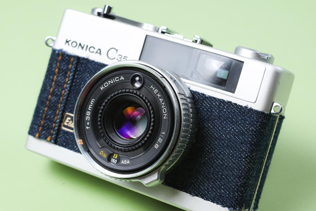 [#718] コニカ KONICA C35 E&L コンパクトフィルムカメラ