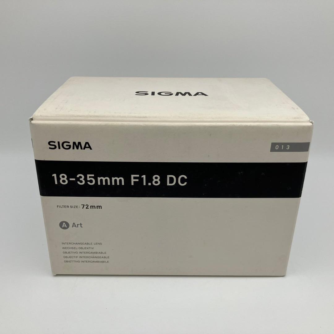 美品 SIGMA Art 18-35mm F1.8 DC HSM EFマウント
