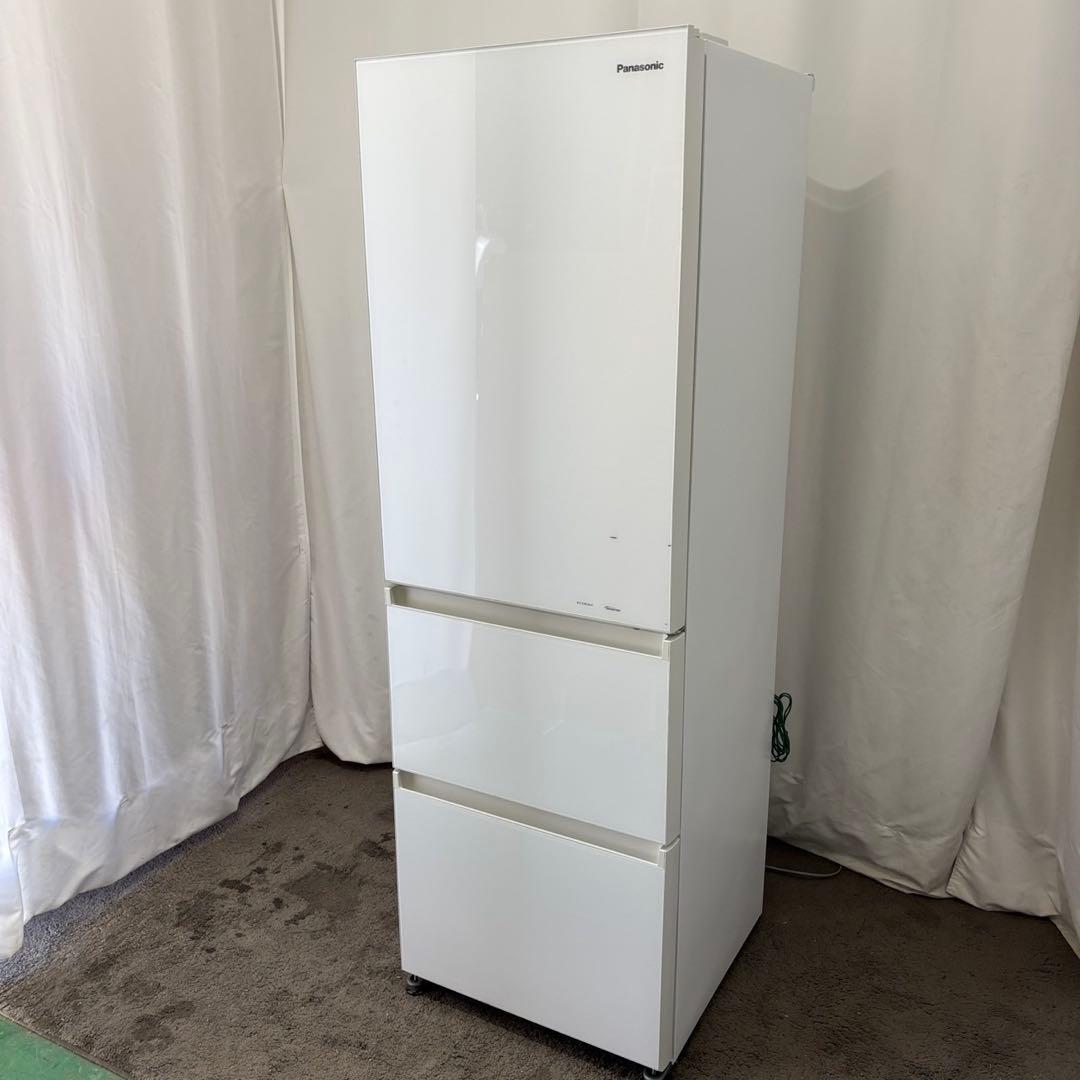 161　パナソニック　冷蔵庫　大型　300ℓ-400ℓ　右開き　設置無料　安い‼️