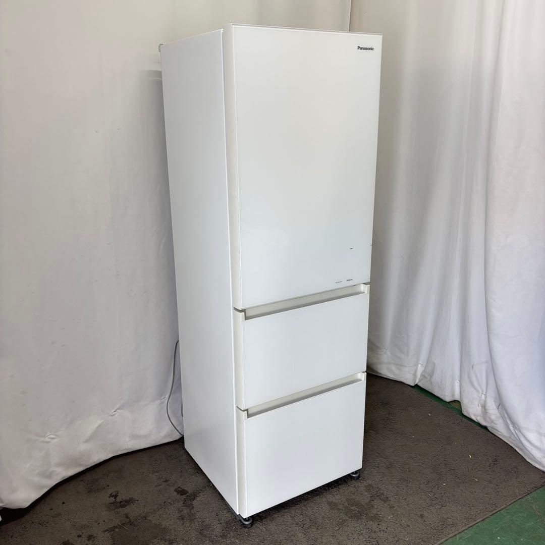 161　パナソニック　冷蔵庫　大型　300ℓ-400ℓ　右開き　設置無料　安い‼️