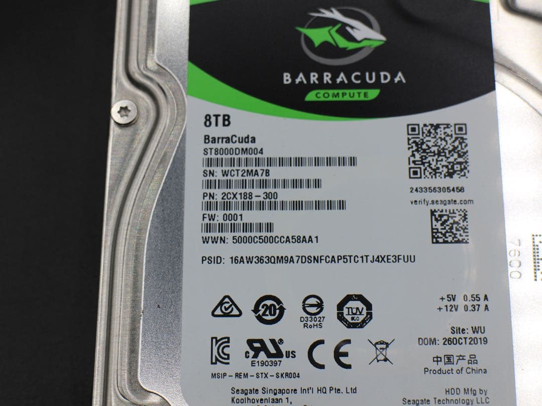 SEAGATE HDD 8TB ST8000DM004 ハードディスク 25