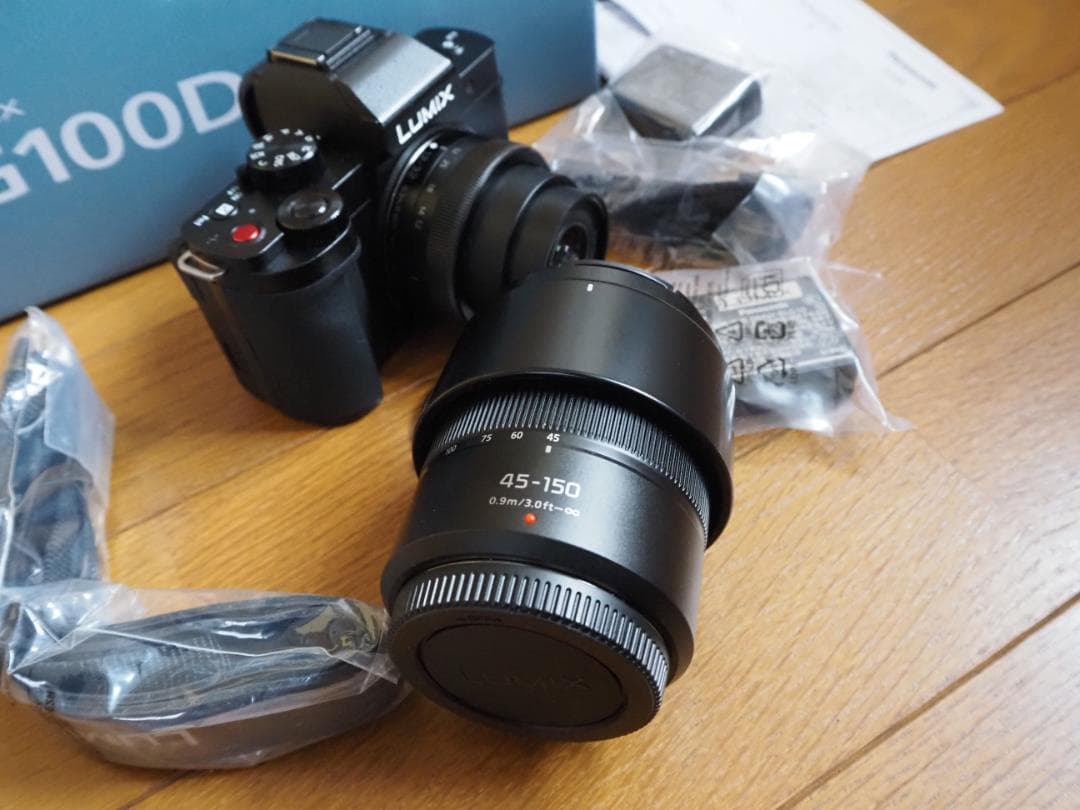 ★LUMIX DC-G100DW-K ダブルズームレンズキット ★使用少、美品
