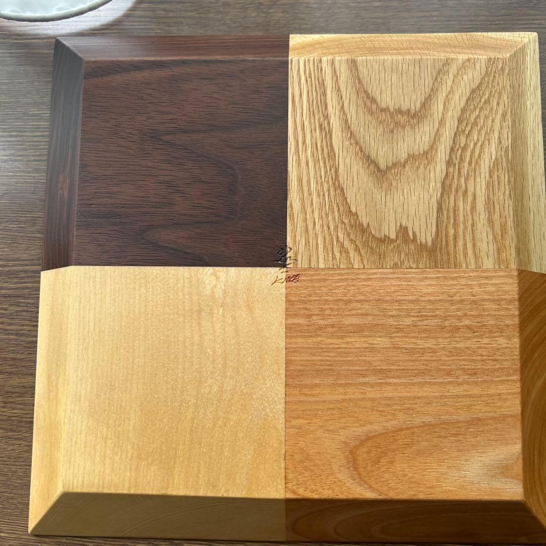 未使用WOODLANDER’S片岡裕士 木製プレート工芸品