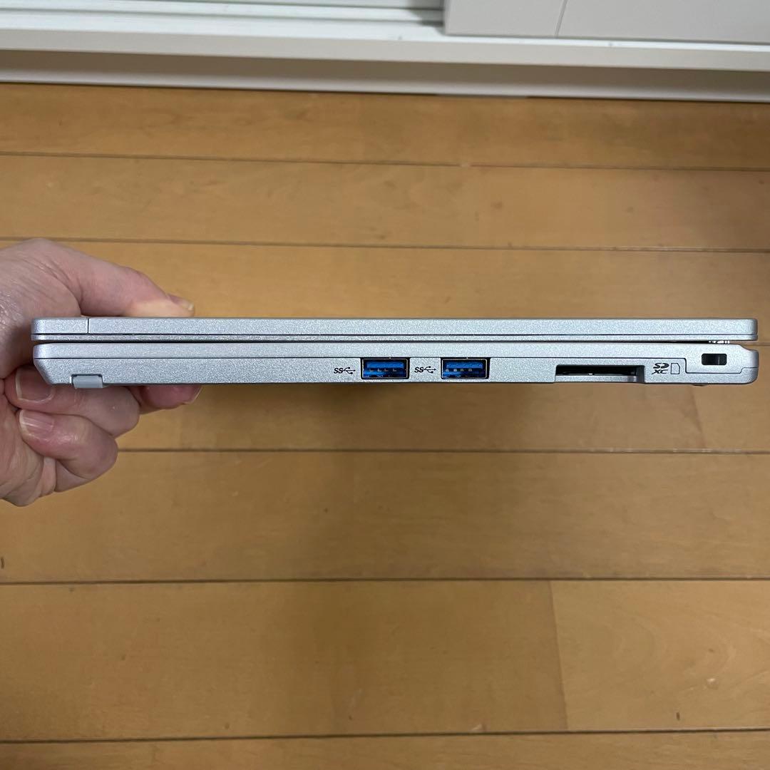 極美品 CF-QV8 累積使用時間10時間 レッツノート 512GB