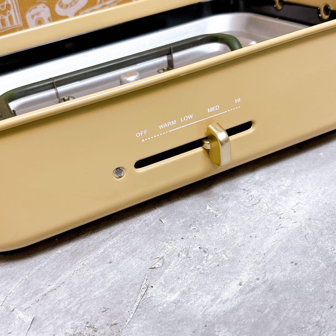 【極美品】BRUNO コンパクトホットプレート ホワイト BOE021-WH