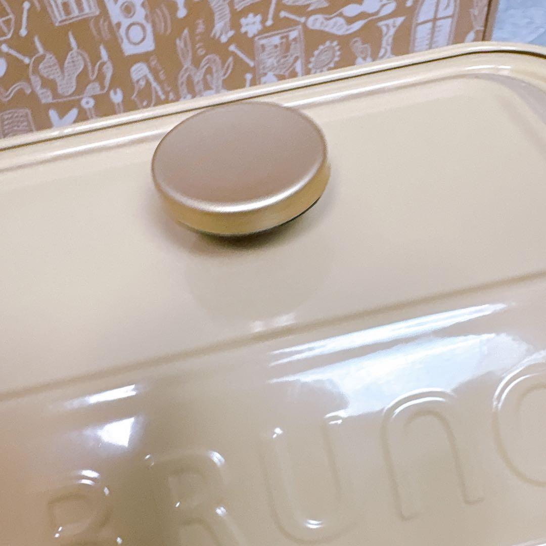 【極美品】BRUNO コンパクトホットプレート ホワイト BOE021-WH