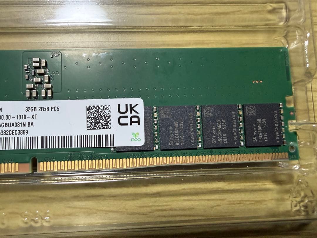 SK hynix DDR5-5600 32GB 1枚 デスクトップ用メモリ