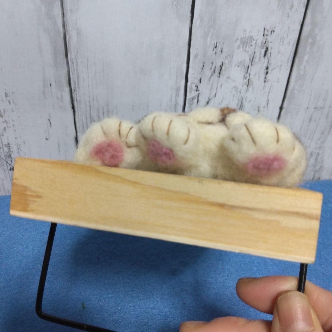 ＊ブチ猫＊羊毛フェルト＊壁飾り