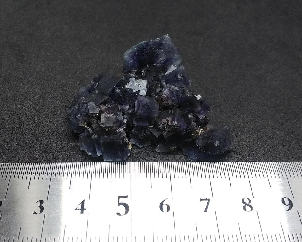 533 オコルス鉱山 フローライト ブルー パープル 蛍石