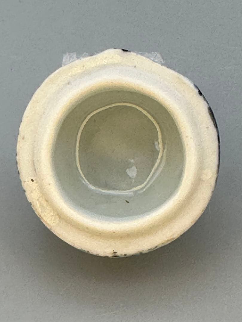 茶道具　香合　真清水蔵六　吹墨 堅螺香合
