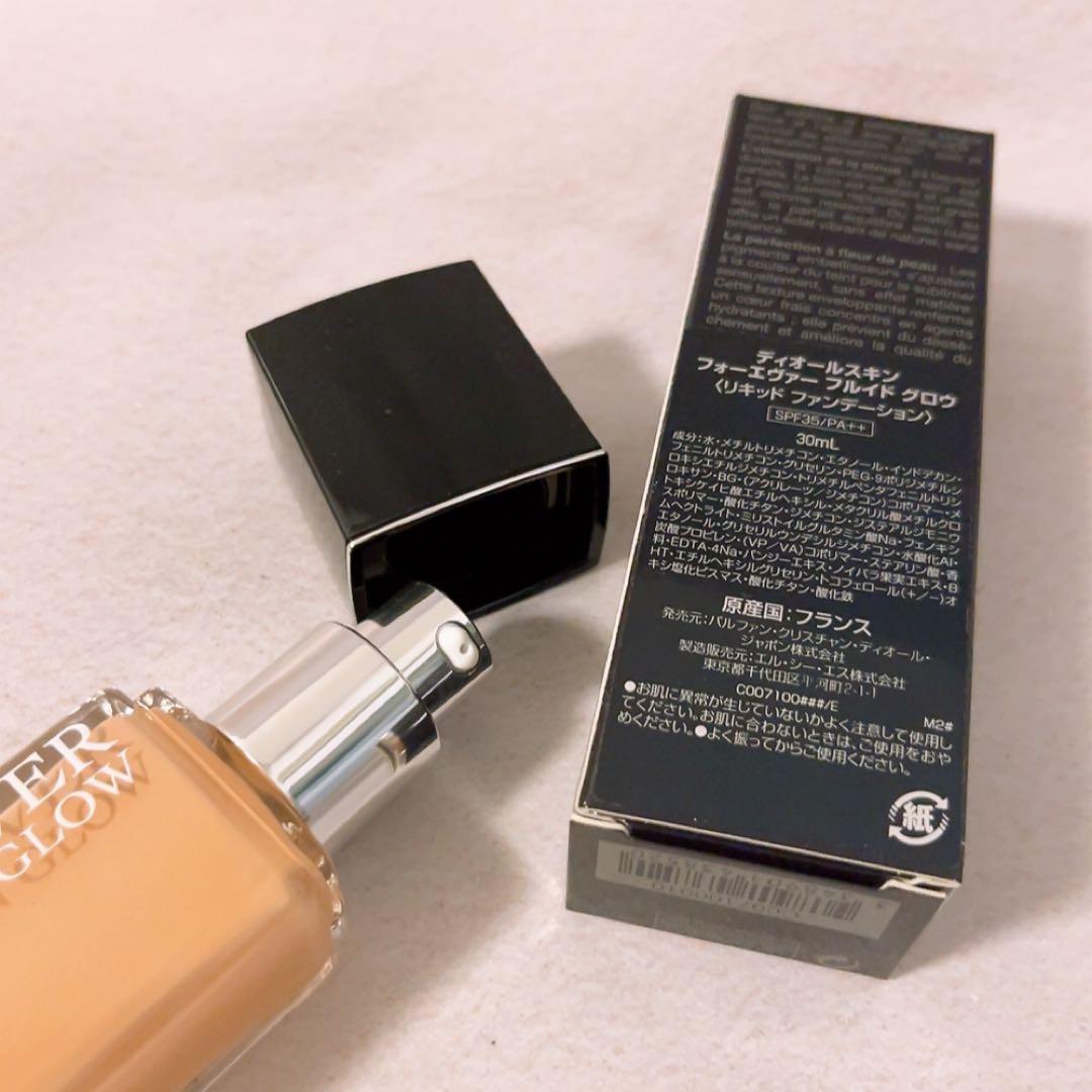 qt☆未使用☆ ディオールスキン フォーエヴァー フルイド グロウ 1N