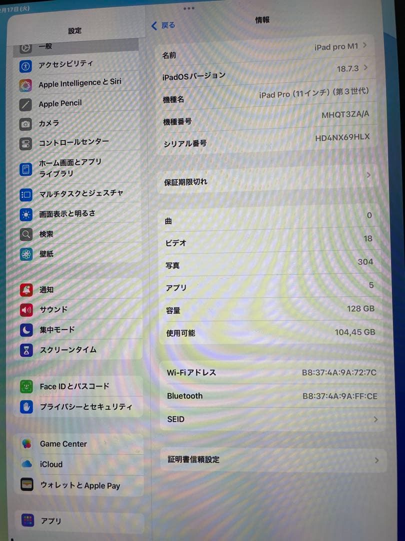 AppleiPadPro 11インチM1 128GB +Apple Pencil