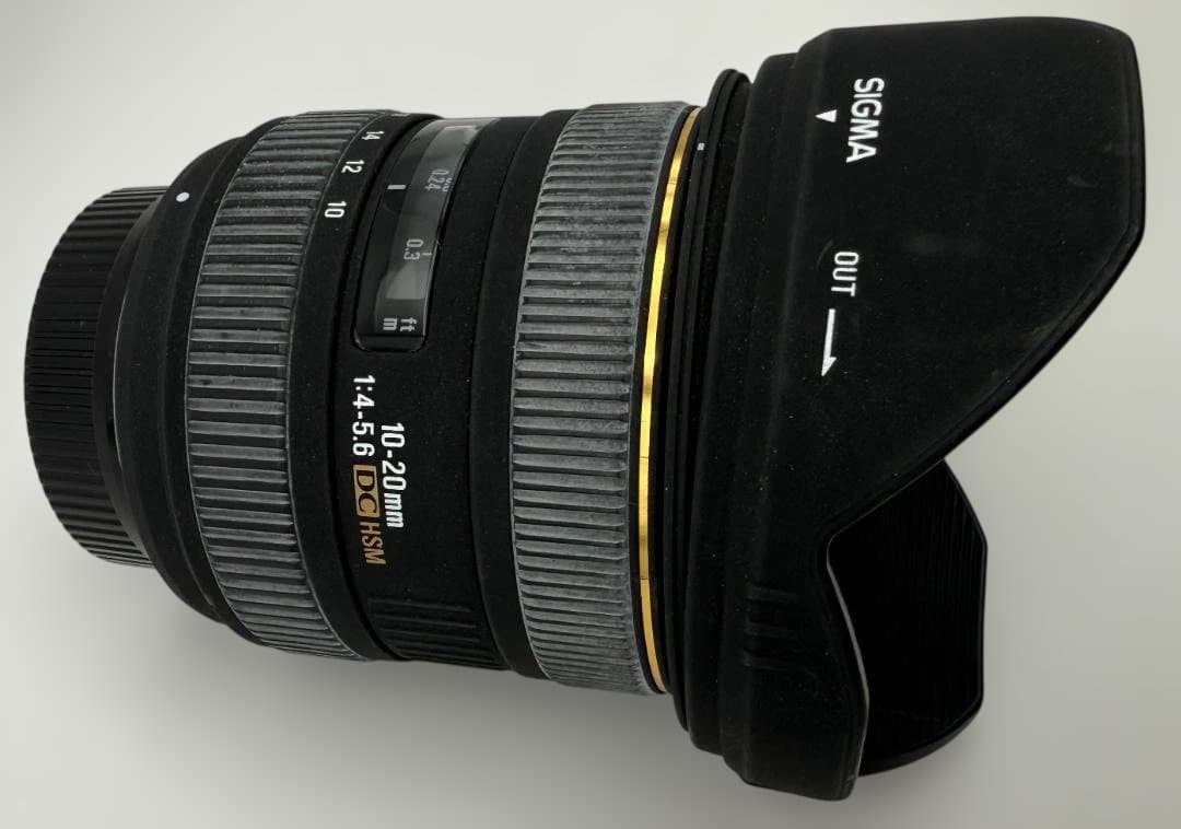 SIGMA 10-20mm F4-5.6 EX DC ズームレンズ　ニコン用