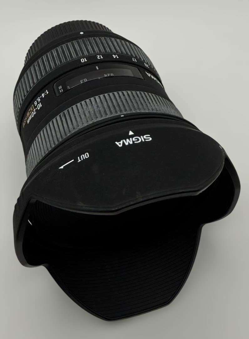 SIGMA 10-20mm F4-5.6 EX DC ズームレンズ　ニコン用