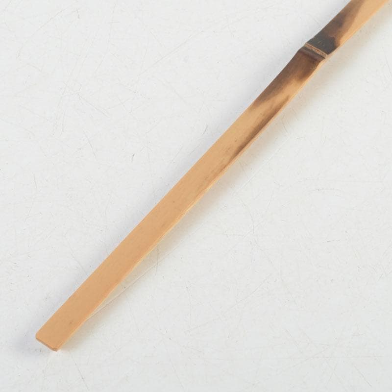 茶道具　宗元作　茶杓　銘「清音」　大徳寺　長谷川大真書付　共筒共箱　V　9938