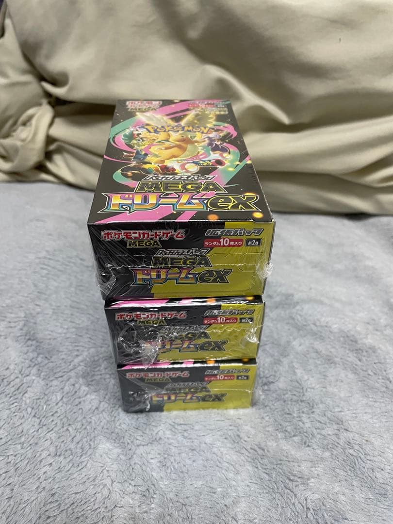 ポケモンカード MEGA ドリームex 未開封BOX 3個