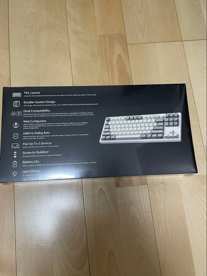 Keychron Q3 Max QMK/VIA　Q3M-P1-JIS 赤軸
