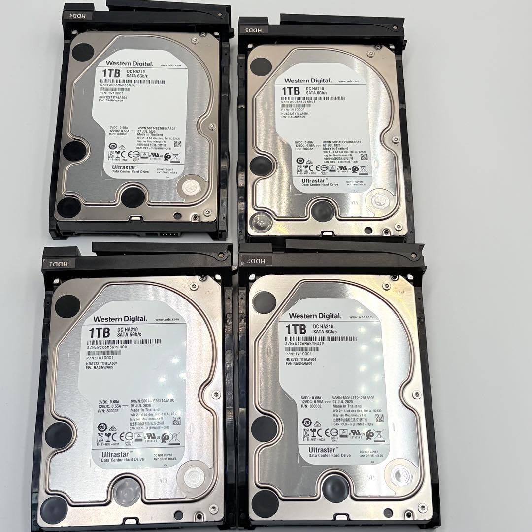 ALEXON NAS サーバー DS-420 QNAP(OEM) 1TB × 4