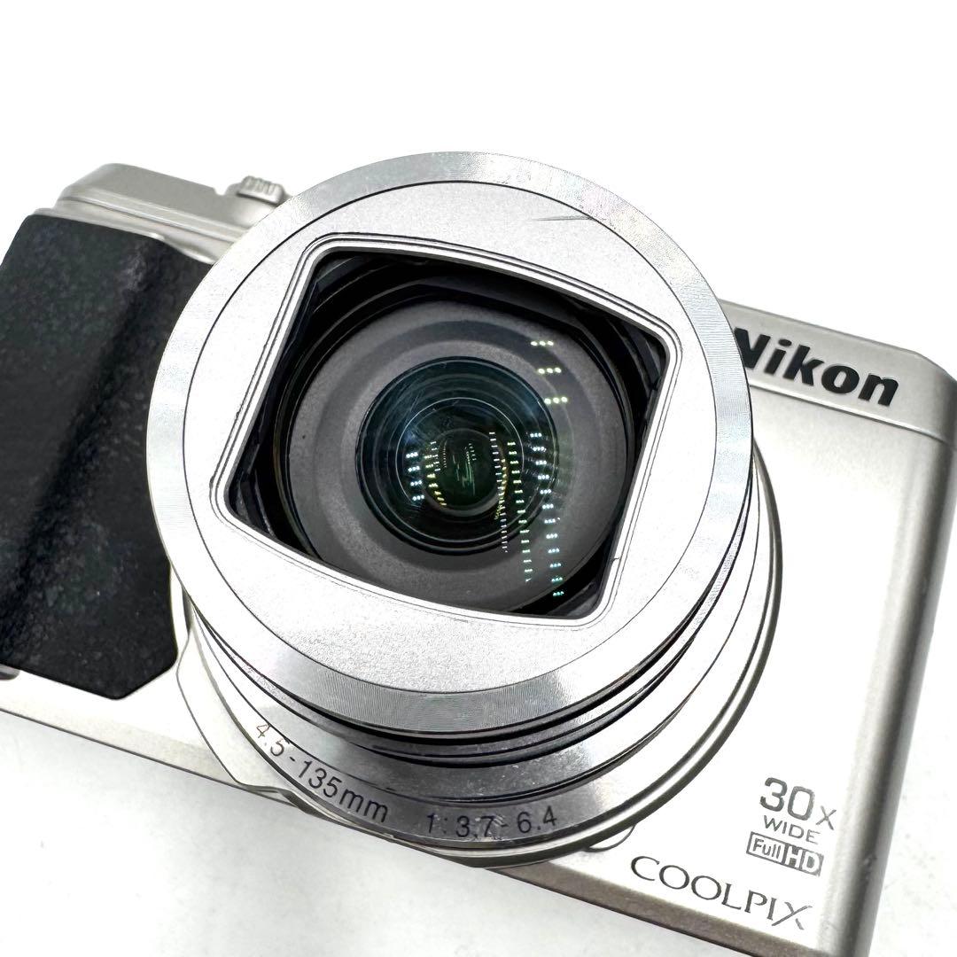 動作良好 NIKON COOLPIX S9900 ニコン シルバー コンデジ