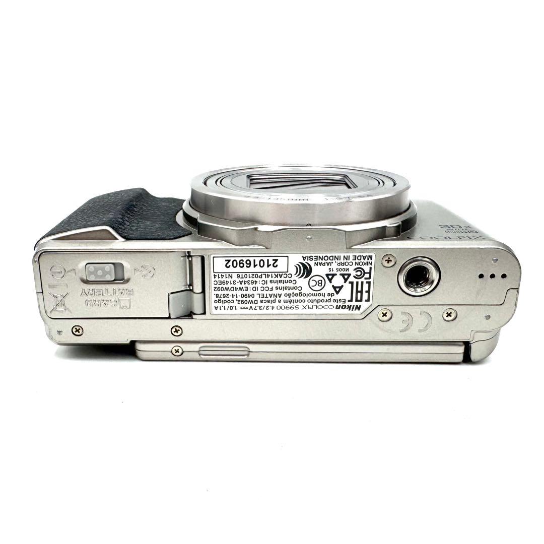 動作良好 NIKON COOLPIX S9900 ニコン シルバー コンデジ