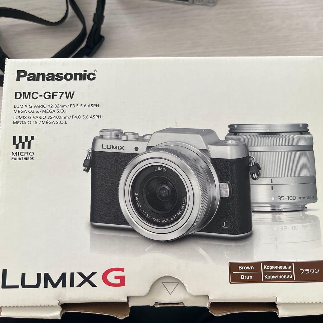 LUMIX DMC-GF7W デジタルカメラ　ダブルズームレンズキット