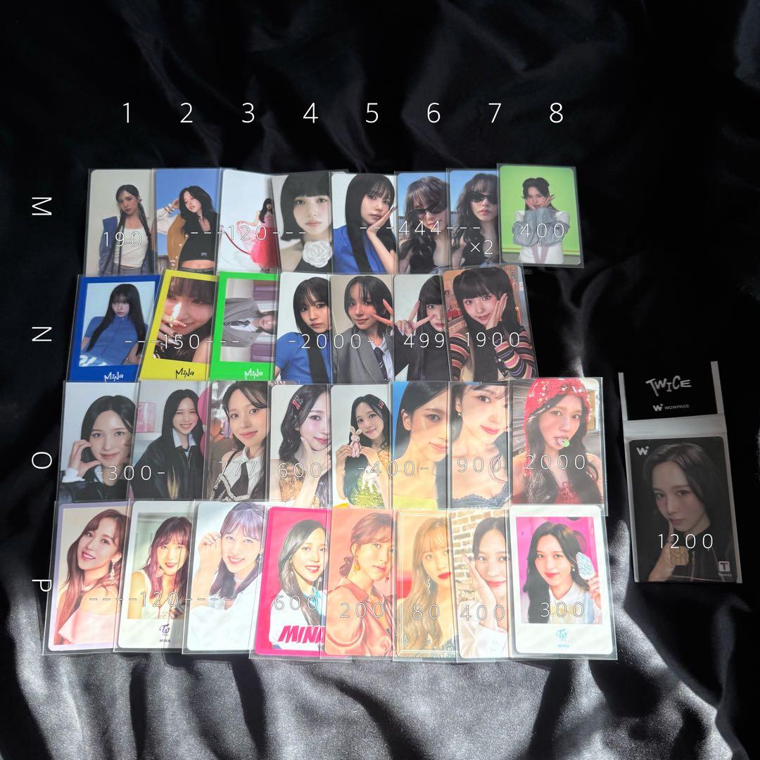 TWICE ミナ トレカ まとめ売り セット