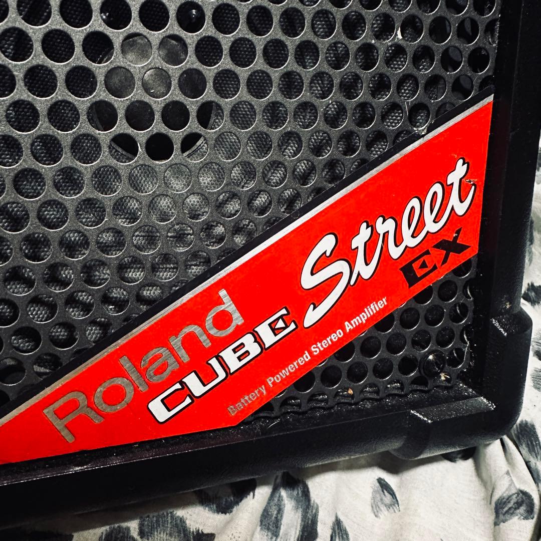 最終値下げRoland CUBE Street EX 本体＋パワーアップ用電池