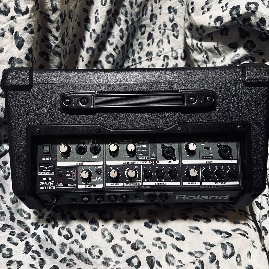 最終値下げRoland CUBE Street EX 本体＋パワーアップ用電池