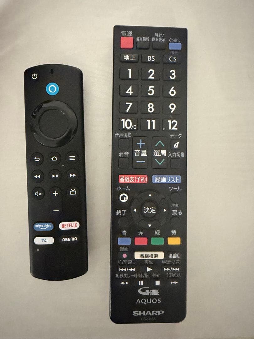 直接引取り（江東区）FireTVStick4K Max 32型シャープAQUOS