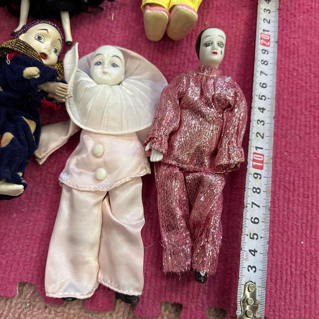 レトロピエロ⭐︎陶器製ヴィンテージドール6 点セート