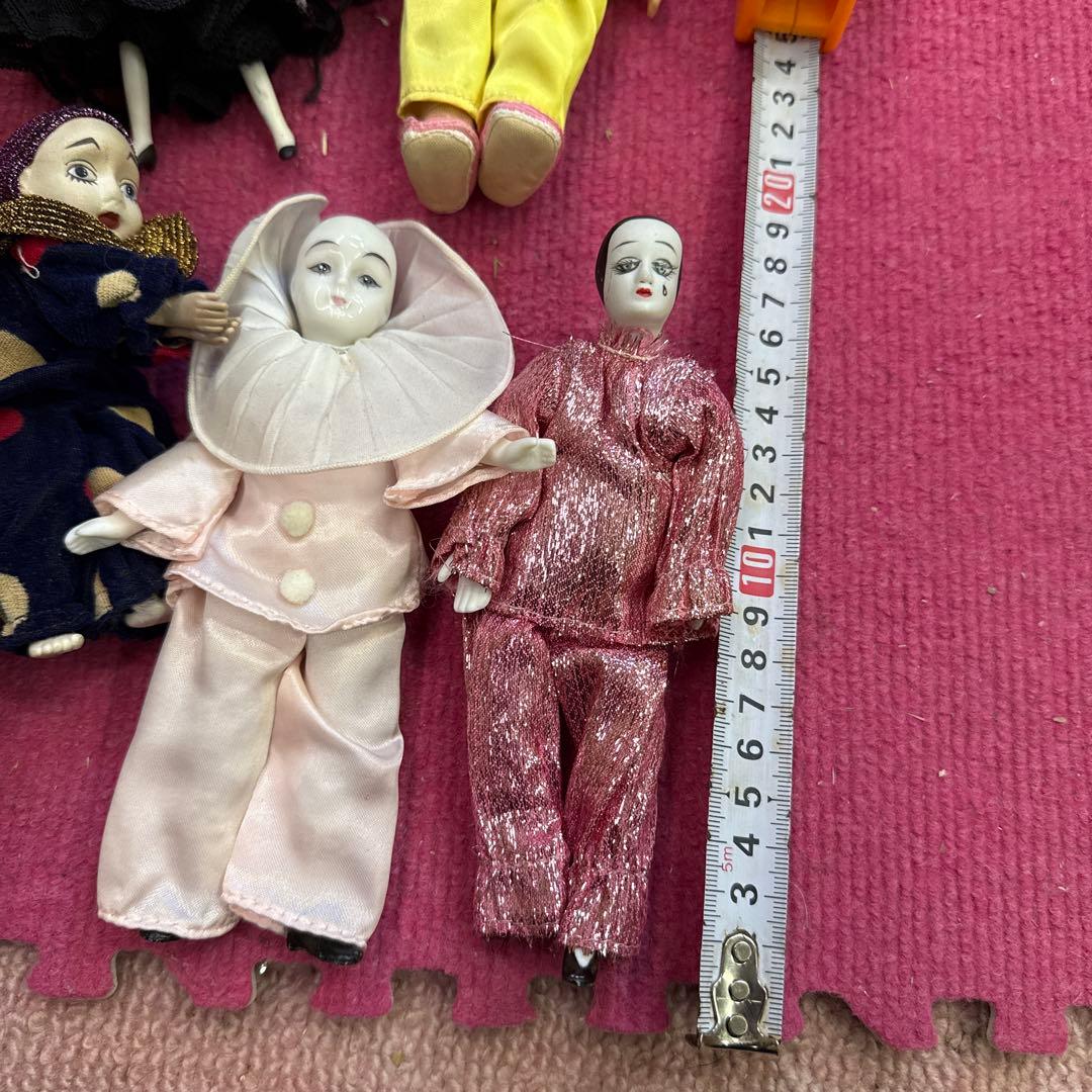 レトロピエロ⭐︎陶器製ヴィンテージドール6 点セート