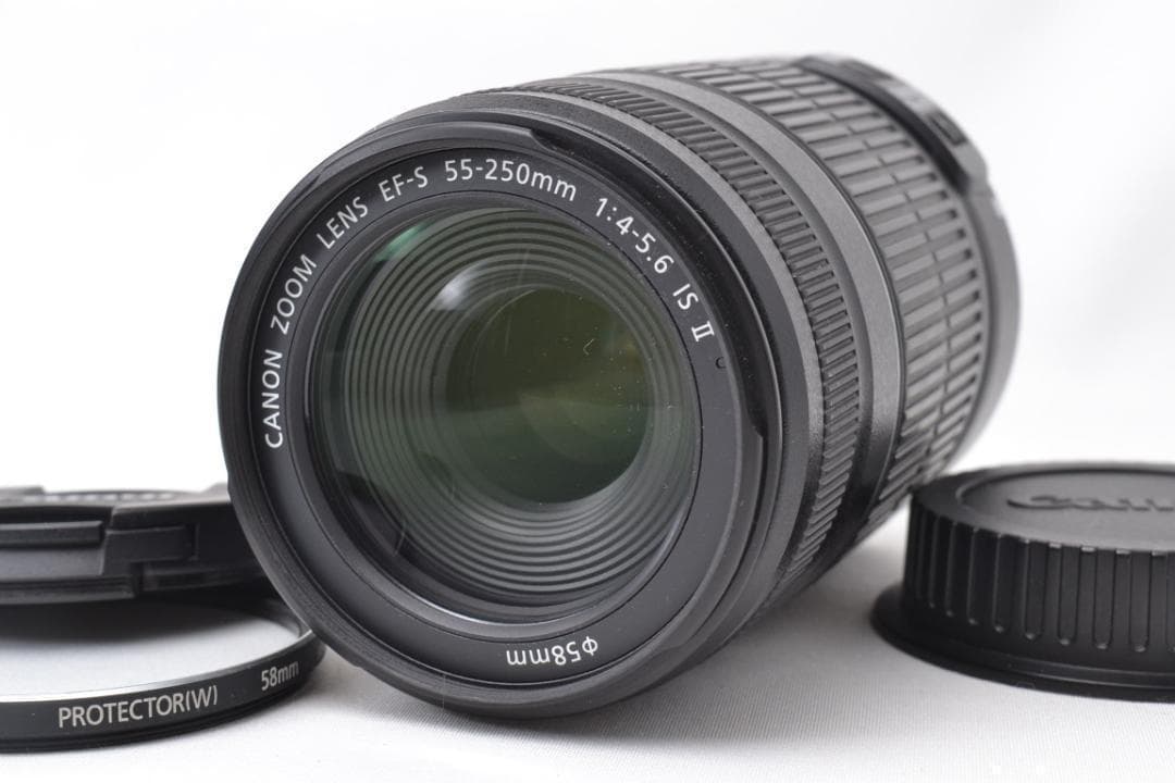 キャノン　Canon EF-S 55-250mm IS Ⅱ 望遠レンズ