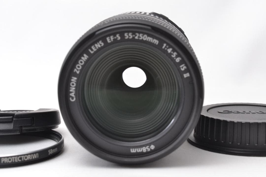 キャノン　Canon EF-S 55-250mm IS Ⅱ 望遠レンズ