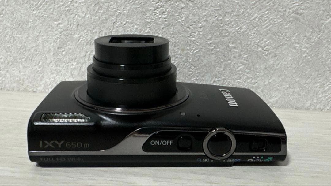 【極美品】canon ixy650m BK 箱付きバッテリー 充電器 付属品