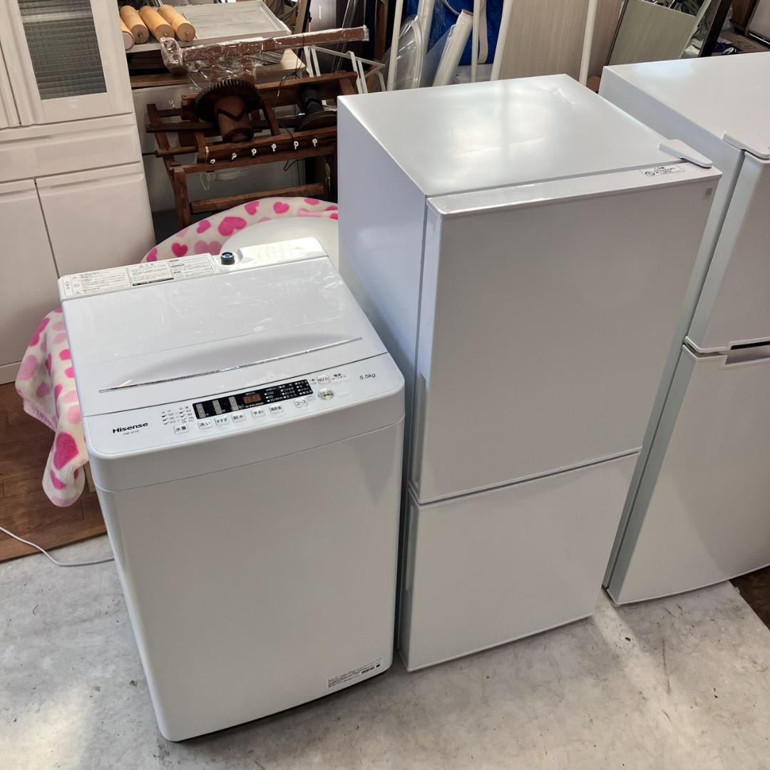 （一人暮らし家電セット）福岡市限定 配送設置無料 冷蔵庫＆洗濯機のセット♬