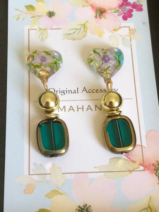 レイチェル専用♡heart flower ピアス イヤリング